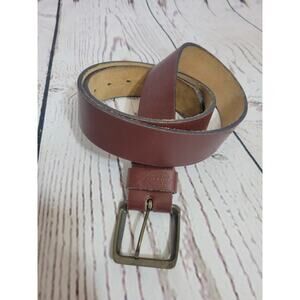 Dickies Brown Classic Genuine Leather Dress Casual Belt Men's Size 34